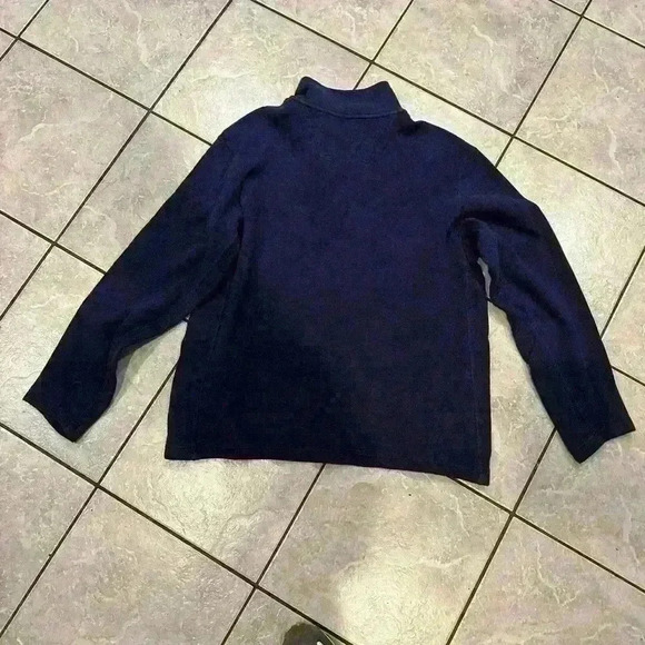 Eddie Bauer 1/4 Zipper Waffle Pullover Size Large - Picture 2 of 3